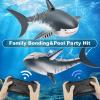 image4DRC 24Ghz Remote Control Shark Toys for Boys Kids Remote Control Boat Pool Toy with Light ampamp Spray Water Function for 8 Year Olds Kid Boys Girls Birthday GiftsS6