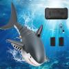 image4DRC 24Ghz Remote Control Shark Toys for Boys Kids Remote Control Boat Pool Toy with Light ampamp Spray Water Function for 8 Year Olds Kid Boys Girls Birthday GiftsS6