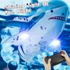 image4DRC 24Ghz Remote Control Shark Toys for Boys Kids Remote Control Boat Pool Toy with Light ampamp Spray Water Function for 8 Year Olds Kid Boys Girls Birthday GiftsS6WIFI
