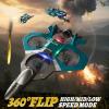 image4DRC Foam Remote Control Airplanes for Kids Adults RC Plane Airplane Toys for Boys Kids Beginners RC Planes Fighter Jet Helicopter Drones for Kids Adults 360 Flip Easy to FlyGreen3batteries