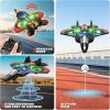 image4DRC Foam Remote Control Airplanes for Kids Adults RC Plane Airplane Toys for Boys Kids Beginners RC Planes Fighter Jet Helicopter Drones for Kids Adults 360 Flip Easy to FlyRed2batteries