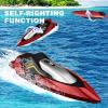 image4DRC Remote Control Boats 24GHz Full Proportional Mini RC Jet Boat ToysBoats for Pools and LakesakesBathtub Toy Boats with Whole Body WaterproofGift for Adults Boys ampamp Girls