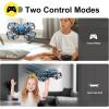 image4DRC V18 Mini Drone with 2 Control Methods for Kids Beginners 3D Flips Lights Headless Mode 3 Speeds Adjustable Auto Hover Altitude Hold 2 Batteries RC Quadcopter Drones Fly Gift Toy for Boys