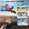 image4DRC V31 Foam RC Planes Remote Control Airplanes for Kids Adults 47 816 Remote Control Planes Fighter Jet with Light 360 Flip Fighter Jet Toy Gravity Sensing Stunt Roll Gifts for Kids BoysV313WIFI