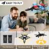 image4DRC V31 Foam RC Planes Remote Control Airplanes for Kids Adults 47 816 Remote Control Planes Fighter Jet with Light 360 Flip Fighter Jet Toy Gravity Sensing Stunt Roll Gifts for Kids BoysV313