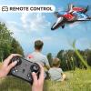 image4DRC V31 Foam RC Planes Remote Control Airplanes for Kids Adults 47 816 Remote Control Planes Fighter Jet with Light 360 Flip Fighter Jet Toy Gravity Sensing Stunt Roll Gifts for Kids BoysV313