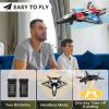 image4DRC V31 RC Plane with Camera Foam Remote Control Drones with Camera for Kids Adults 812 1216 Remote Control Airplane Fighter Jet with Light 360 Flip Fighter Jet ToyV31WIFI