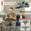 image4DRC V32 Foam RC Planes Remote Control Airplanes for Kids Adults 816 RC Airplane Drone Helicopter with Light 360 Flip Fighter Jet Toys Stunt Roll Airplane Toy Gifts for Kids Adults Beginners