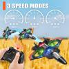 image4DRC V32 Foam Remote Control Airplanes RC Planes for Kids Adults RC Airplane Helicopter Drone Fighter Jet with Light 360 Flip Stunt Roll Airplane Toy Gifts for Kids Boys Adults BeginnersV32orange 2batteries