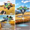 image4DRC V32 Foam Remote Control Airplanes RC Planes for Kids Adults RC Airplane Helicopter Drone Fighter Jet with Light 360 Flip Stunt Roll Airplane Toy Gifts for Kids Boys Adults BeginnersV32orange 2batteries