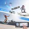 image4DRC V4 Drone with Camera 1080P FPV Foldable Mini Drone for beginners adults Gravity Control AutoFollow Trajectory FlightOne Key Take Off 2 Batteries Drones for Kids