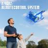 imageFoam RC Plane with 3 Batteries Remote Control Airplane RC Jet Helicopter Plane for Kids Adults Beginner Easy to Fly RC Fighter Remote Control Aircraft with Automatic Balance Gyro for Adult KidsBlue2 Batteries