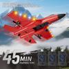imageFoam RC Plane with 3 Batteries Remote Control Airplane RC Jet Helicopter Plane for Kids Adults Beginner Easy to Fly RC Fighter Remote Control Aircraft with Automatic Balance Gyro for Adult KidsRed3 Batteries