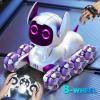 imageRobot Dog Toys for Kids Remote Control Robots Dog with AutoDemonstration RC Stunt Remote Control Smart Robot for Age 3 4 5 6 7 8 9 10 11 12 Year Old Boys Girls Birthday Gift PresentPurple