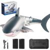 image4DRC 24Ghz Remote Control Shark Toys for Boys Kids Remote Control Boat Pool Toy with Light ampamp Spray Water Function for 8 Year Olds Kid Boys Girls Birthday GiftsS6