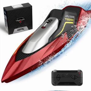 image4DRC Remote Control Boats 24GHz Full Proportional Mini RC Jet Boat ToysBoats for Pools and LakesakesBathtub Toy Boats with Whole Body WaterproofGift for Adults Boys ampamp Girls