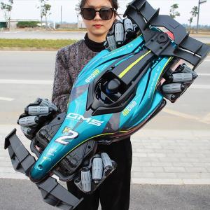 image4DRC Y2 RC Cars 112 Scale Control Stunt Car with Gesture Controller Off Road Monster Truck 24Ghz RTR All Terrain Hobby 20KM Truck 8 12 14 Boy Kids Toys Adult Gifts 2 Battery