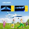 image4DRC G2 Foam Remote Control Airplanes RC Planes for Kids Adults RC Airplane Fighter Jet with 3 Battery for Beginners Adult Light Airplane Toy Gifts for Kids Boys 3 BatteryG23 Batteries