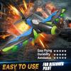 image4DRC V17 Foam Remote Control Airplanes RC Planes for Kids Adults 47 816 RC Airplane Fighter Jet with Light 360 Flip Fighter Jet Toy Gravity Sensing Stunt Roll Airplane Toy Gifts for Kids BoysG8