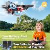 image4DRC V17 Foam Remote Control Airplanes Rc Planes for Kids Adults 47 816 Remote Control Planes Fighter Jet with Light 360 Flip Fighter Jet Toy Gravity Sensing Stunt Roll Gifts for Kids BoysV17