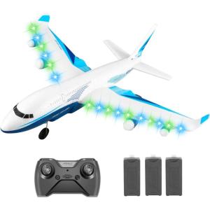 image4DRC G2 Foam Remote Control Airplanes RC Planes for Kids Adults RC Airplane Fighter Jet with 3 Battery for Beginners Adult Light Airplane Toy Gifts for Kids Boys 3 BatteryG23 Batteries