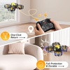 image:image4DRC V18 Mini Drone for Kids Beginners RC Quadcopter with 2 Control Modes Headless Mode Altitude Hold Auto Hover 3 Speeds 3D Flips LED Lights 2 Batteries Gift Toy for BoysYellow