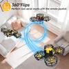 image:image4DRC V18 Mini Drone for Kids Beginners RC Quadcopter with 2 Control Modes Headless Mode Altitude Hold Auto Hover 3 Speeds 3D Flips LED Lights 2 Batteries Gift Toy for BoysYellow