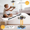 image:image4DRC V18 Mini Drone for Kids Beginners RC Quadcopter with 2 Control Modes Headless Mode Altitude Hold Auto Hover 3 Speeds 3D Flips LED Lights 2 Batteries Gift Toy for BoysYellow
