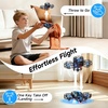 image:image4DRC V18 Mini Drone for Kids Beginners RC Quadcopter with 2 Control Modes Headless Mode Altitude Hold Auto Hover 3 Speeds 3D Flips LED Lights 2 Batteries Gift Toy for BoysBlue