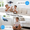 image:image4DRC V18 Mini Drone for Kids Beginners RC Quadcopter with 2 Control Modes Headless Mode Altitude Hold Auto Hover 3 Speeds 3D Flips LED Lights 2 Batteries Gift Toy for BoysBlue