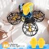 image:image4DRC V18 Mini Drone for Kids Beginners RC Quadcopter with 2 Control Modes Headless Mode Altitude Hold Auto Hover 3 Speeds 3D Flips LED Lights 2 Batteries Gift Toy for BoysYellow