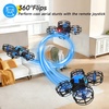 image:image4DRC V18 Mini Drone for Kids Beginners RC Quadcopter with 2 Control Modes Headless Mode Altitude Hold Auto Hover 3 Speeds 3D Flips LED Lights 2 Batteries Gift Toy for BoysBlue