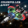 image:image4DRC V32 Foam RC Airplane Drone with 4 Batteries 80 Mins Long Flight RC Plane Helicopter Fighter Jet for Kids Adults 816 360 Flip Stunt RC Airplane Helicopter with LED Lights Gift for Boys