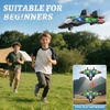 image:image4DRC V32 Foam RC Airplane Drone with 3 Batteries 60 Mins Long Flight RC Plane Helicopter Fighter Jet for Kids Adults 816 360 Flip Stunt RC Airplane Helicopter Toy Gift for Boys Beginners