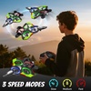 image:image4DRC RC Planes Remote Control Airplanes for Kids Foam Remote Control Planes for Kids Adults Beginners Remote Control Helicopter Fighter Jet Drones for Kids Adults 360 Flip Easy to FlyLight Green2 Batteries