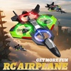 image:image4DRC RC Planes Remote Control Airplanes for Kids Foam Remote Control Planes for Kids Adults Beginners Remote Control Helicopter Fighter Jet Drones for Kids Adults 360 Flip Easy to FlyLight Green3 Batteries