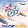 image:image4DRC RC Planes Remote Control Airplanes for Kids Foam Remote Control Planes for Kids Adults Beginners Remote Control Helicopter Fighter Jet Drones for Kids Adults 360 Flip Easy to FlyGrey2batteries