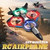 image:image4DRC RC Planes Remote Control Airplanes for Kids Foam Remote Control Planes for Kids Adults Beginners Remote Control Helicopter Fighter Jet Drones for Kids Adults 360 Flip Easy to FlyRed3 Batteries