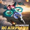 image:image4DRC RC Planes Remote Control Airplanes for Kids Foam Remote Control Planes for Kids Adults Beginners Remote Control Helicopter Fighter Jet Drones for Kids Adults 360 Flip Easy to FlyGreen2batteries